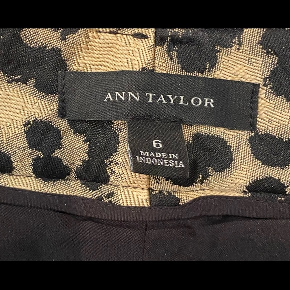 Ann Taylor flower leopard pants - Picture 8 of 13
